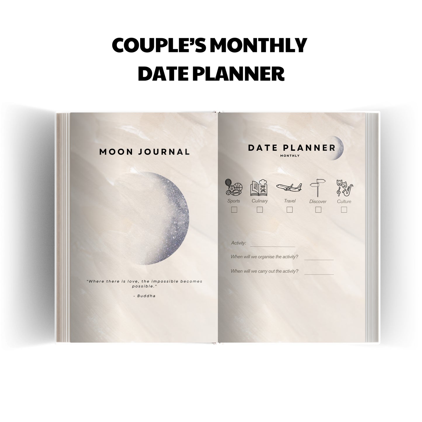 Couple’s Moon Journal